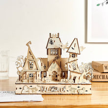 Load image into Gallery viewer, 3D Wooden Puzzles Halloween House
