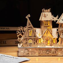 Load image into Gallery viewer, 3D Wooden Puzzles Halloween House