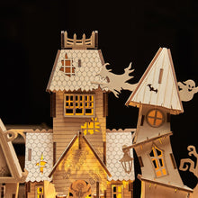 Load image into Gallery viewer, 3D Wooden Puzzles Halloween House