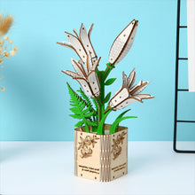 Load image into Gallery viewer, 3D Wooden Puzzles Gardening Series Lily