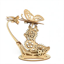 Load image into Gallery viewer, 3d wooden puzzles Mechanical Butterfly