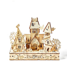 Load image into Gallery viewer, 3D Wooden Puzzles Halloween House