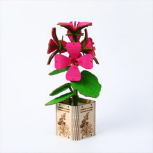 Load image into Gallery viewer, 3D Wooden Puzzles Gardening Series Geranium