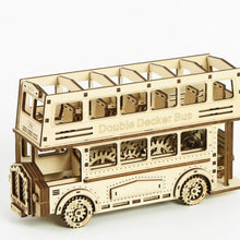 Load image into Gallery viewer, 3D Wooden Puzzles Double-decker Bus: London Explorer
