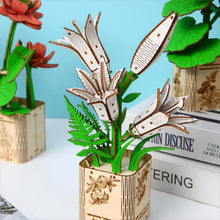 Load image into Gallery viewer, 3D Wooden Puzzles Gardening Series Lily