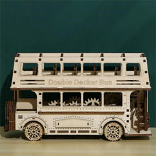 Load image into Gallery viewer, 3D Wooden Puzzles Double-decker Bus: London Explorer