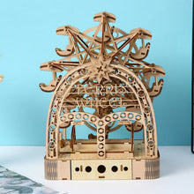 Load image into Gallery viewer, 3D Wooden Puzzles Hand-cranked Ferris Wheel