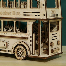 Load image into Gallery viewer, 3D Wooden Puzzles Double-decker Bus: London Explorer
