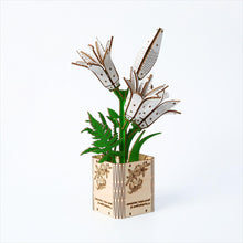 Load image into Gallery viewer, 3D Wooden Puzzles Gardening Series Lily