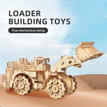 Load image into Gallery viewer, 3D Wooden Puzzles Excavator