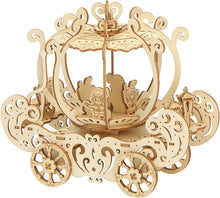 Load image into Gallery viewer, 3D Wooden Puzzles Pumpkin Cart