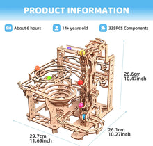 Load image into Gallery viewer, 3D Wooden Puzzles Marble Time Tunnel