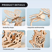 Load image into Gallery viewer, 3d wooden puzzles Mechanical Butterfly