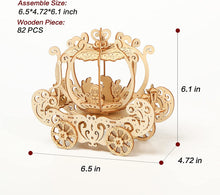 Load image into Gallery viewer, 3D Wooden Puzzles Pumpkin Cart