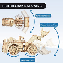 Load image into Gallery viewer, 3D Wooden Puzzles Excavator