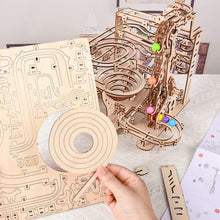 Load image into Gallery viewer, 3D Wooden Puzzles Marble Time Tunnel