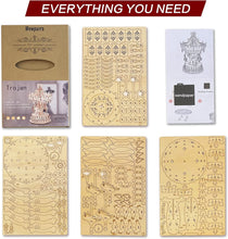 Load image into Gallery viewer, 3W Wooden Puzzles Carousel