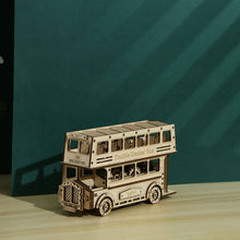 Load image into Gallery viewer, 3D Wooden Puzzles Double-decker Bus: London Explorer