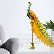 Load image into Gallery viewer, 3D Metal Puzzle-Colorful Peacock  Model Building Kits DIY Jigsaw Toy For Adults Children