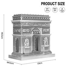 Load image into Gallery viewer, 3D Metal Puzzle Model Building Kits-Arc De Triom DIY Assemble Jigsaw Toy ,Christmas Birthday Gifts for Adults Kids