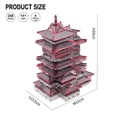 Load image into Gallery viewer, 3D Metal Puzzle Model Building Kits - Yuewang Tower Jigsaw Toy ,Christmas Birthday Gifts for Adults Kids