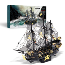 Load image into Gallery viewer, 3D Metal Puzzle Model Building Kits,Black Pearl DIY Assemble Jigsaw Toy ,Christmas Birthday Gifts for Adults  Kids