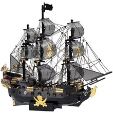 Load image into Gallery viewer, 3D Metal Puzzle Model Building Kits,Black Pearl DIY Assemble Jigsaw Toy ,Christmas Birthday Gifts for Adults  Kids
