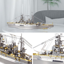 Load image into Gallery viewer, 3D Metal Puzzle Model Building Kits - Nagato Class Battleship Jigsaw Toy ,Christmas Birthday Gifts for Adults Kids