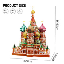 Load image into Gallery viewer, 3D Metal Puzzle Model Building Kits-Saint Basil's Cathedral Jigsaw Toy ,Christmas Birthday Gifts for Adults Kids