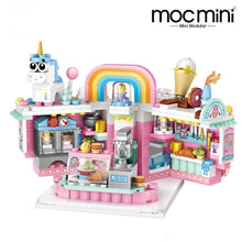 Load image into Gallery viewer, Mini Cake Shop French Fries Shop Blocks building toys Plastic Assembly Blocks Children Toy DIY Architecture Scenes Model
