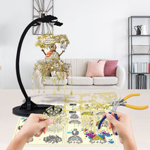 Load image into Gallery viewer, 3D Metal Puzzle -WINTER NIGHT Assemble Jigsaw Toy ,Model Building Kits Christmas and Birthday Gifts for Adults Kids