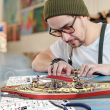 Load image into Gallery viewer, 3D Metal Puzzle Model Building Kits-Fuso Battleship DIY Jigsaw Toy ,Christmas Birthday Gifts for Adults Kids
