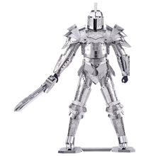 Load image into Gallery viewer, 3D Metal Puzzle-Black Knight  Armor Model Building Kits DIY Jigsaw Toy For Adults Children