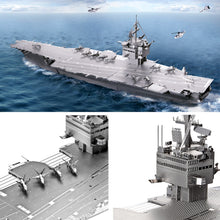 Load image into Gallery viewer, 3D Metal Puzzle Model Building Kits - Uss Enterprise CVN-65 Jigsaw Toy ,Christmas Birthday Gifts for Adults Kids