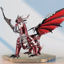 Load image into Gallery viewer, 3D Metal Puzzle The Black Dragon DIY Model Kits Assemble Jigsaw Toy Desktop Decoration GIFT For Adult  Kids