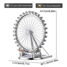Load image into Gallery viewer, 3D Metal Puzzle-Home Decoration London Eye DIY Jigsaw Model Building KitsToy For Teens And Adults