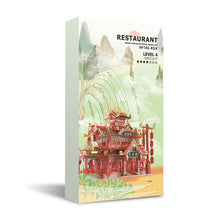 Load image into Gallery viewer, 3D Metal Puzzle -Restaurant DIY Assemble Jigsaw Toy ,Model Building Kits Christmas and Birthday Gifts for Adults Kids