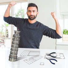 Load image into Gallery viewer, 3D Metal Puzzle-Leaning Tower of Pisa Model Building Kit Jigsaw DIY Toys for Adult