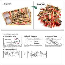 Load image into Gallery viewer, 3D Metal Puzzle -Restaurant DIY Assemble Jigsaw Toy ,Model Building Kits Christmas and Birthday Gifts for Adults Kids