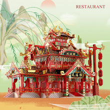 Load image into Gallery viewer, 3D Metal Puzzle -Restaurant DIY Assemble Jigsaw Toy ,Model Building Kits Christmas and Birthday Gifts for Adults Kids