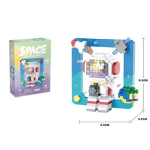 Load image into Gallery viewer, Cute Astronaut Baby Micro Building Blocks Shine DIY Assembled Block Ornaments LED light Kids Construction Toys No Battery