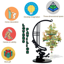 Load image into Gallery viewer, 3D Metal Puzzle DIY Model for Adult LOVERS PAVILION Brain Teaser Building Kits Best Gifts