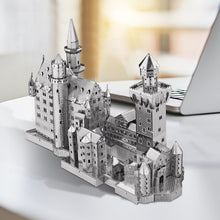 Load image into Gallery viewer, 3D Metal Puzzle Neuschwanstein Castle Model Building Kits DIY Toys Jigsaw for Teen Adult Birthday Gifts