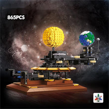Load image into Gallery viewer, 865PCS City Solar System Earth and Sun Clock Building Blocks Science Experiment Education Bricks Toys Boys Gifts