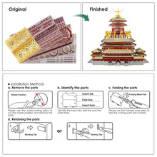 Load image into Gallery viewer, 3D Metal Puzzles ZIWEI PALACE Model Kits DIY Jigsaw Building Kit for Adult Teens Relaxing