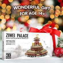 Load image into Gallery viewer, 3D Metal Puzzles ZIWEI PALACE Model Kits DIY Jigsaw Building Kit for Adult Teens Relaxing