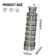 Load image into Gallery viewer, 3D Metal Puzzle-Leaning Tower of Pisa Model Building Kit Jigsaw DIY Toys for Adult
