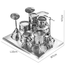 Load image into Gallery viewer, 3D Metal Puzzles DRUM SET Model Kits Assembly Building Kits for Adult Birthday Christmas Gift