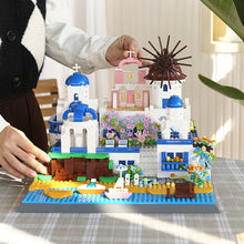 Load image into Gallery viewer, Bricks Block Building Toys Greek Santorini World Architecture City Street View Model DIY Kids Adults Toys 1372PCS