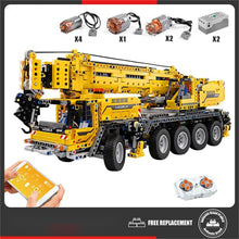 Load image into Gallery viewer, Technical Car Motor Power Mobile Crane MK II Truck Model Building Blocks